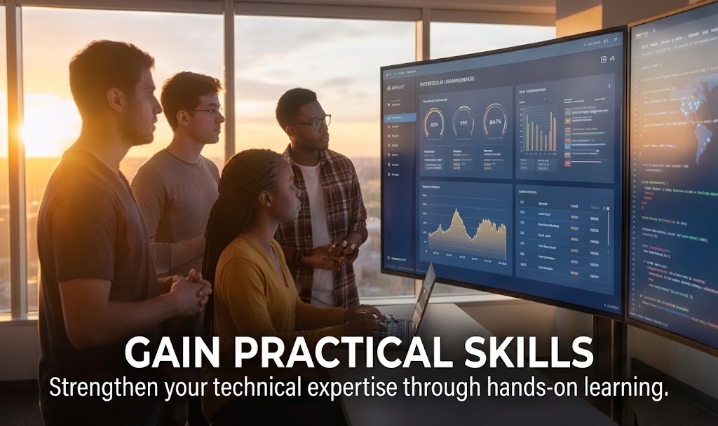 Professionals learning and preparing for what's next